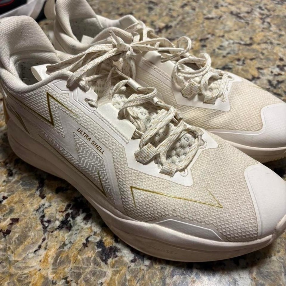 Li-Ning Way of Wade All City 11 White Gold Mens Basketball Shoes ABAS099-4 9.5